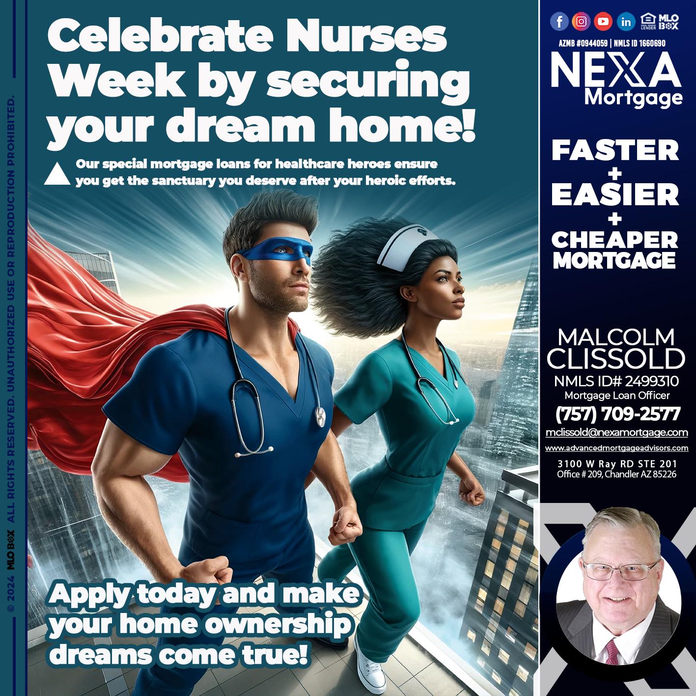 CELEBRATE - Malcolm Clissold -Mortgage Loan Officer